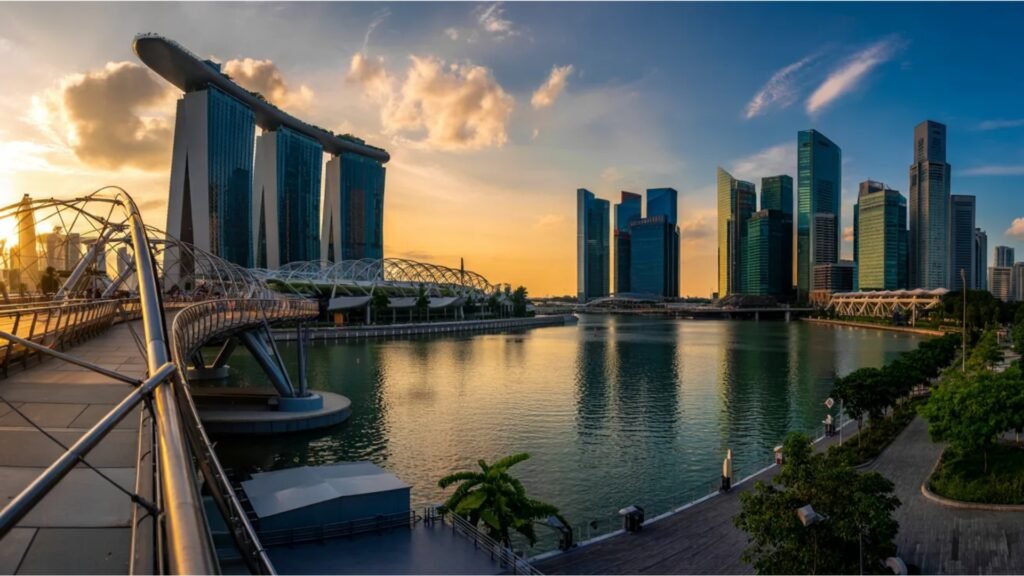 My Magical Walk Across Helix Bridge at Night amazing places near the helix bridge