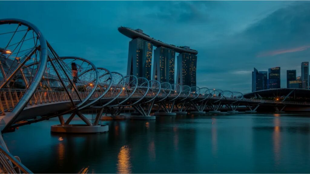 My Magical Walk Across Helix Bridge at Night interesting facts about the helix bridge