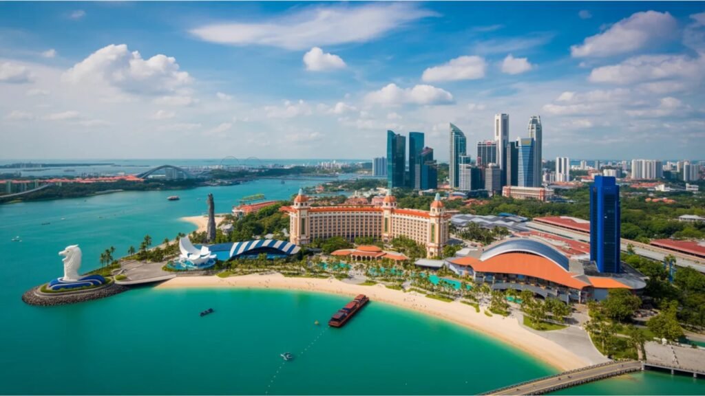 my first impressions after arriving at sentosa island