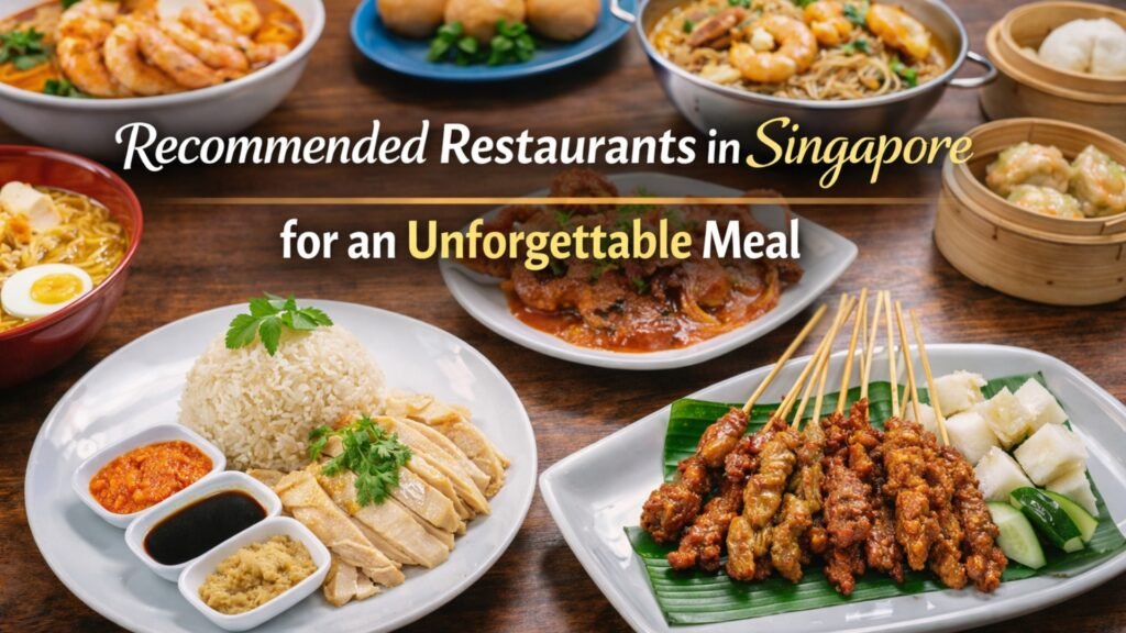recommended restaurants in singapore for an unforgettable meal