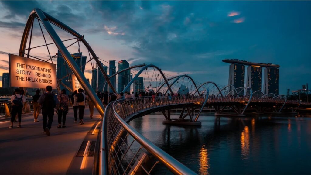 My Magical Walk Across Helix Bridge at Night the fascinating story behind the helix bridge
