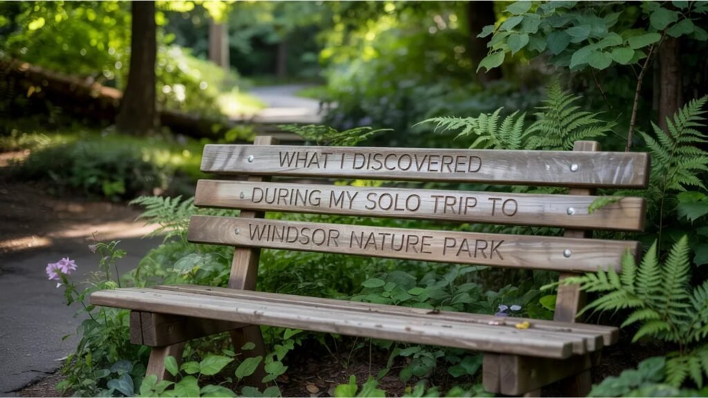 what i discovered during my solo trip to windsor nature park