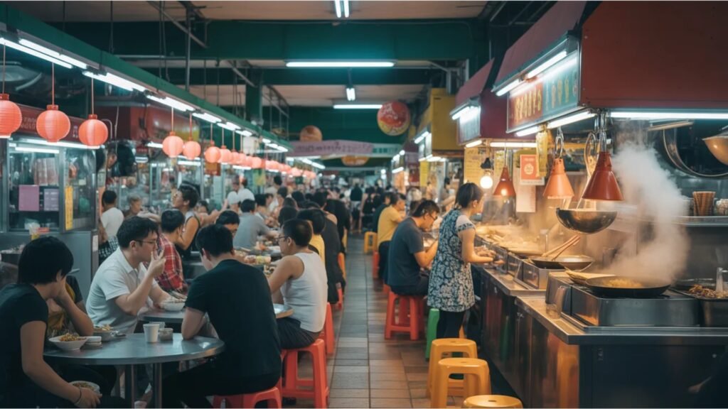 what is a hawker center in singapore