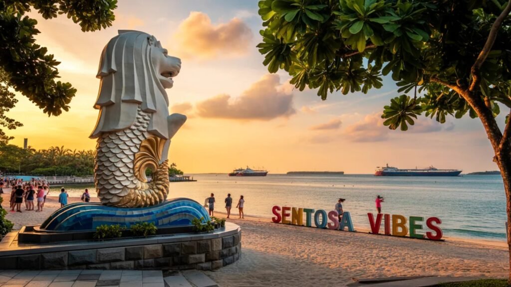 what makes sentosa island different from other singapore attractions