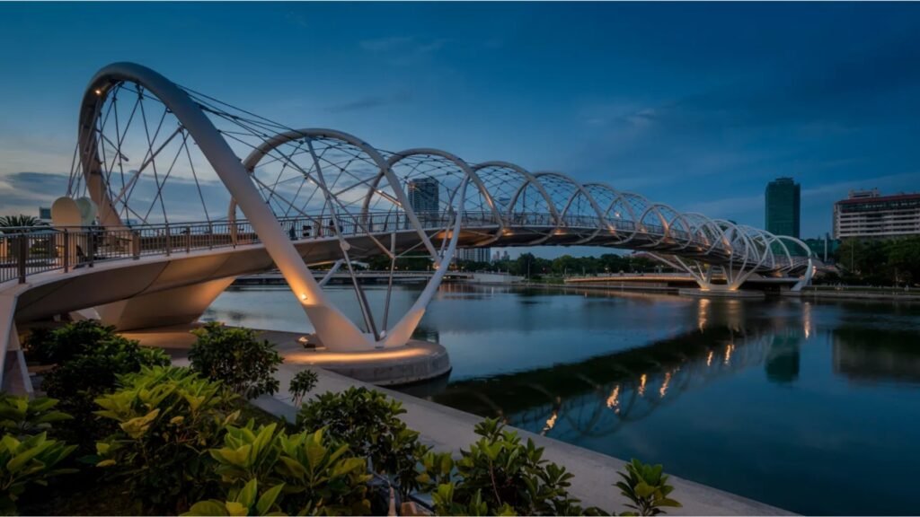 My Magical Walk Across Helix Bridge at Night why the helix bridge immediately caught my attention