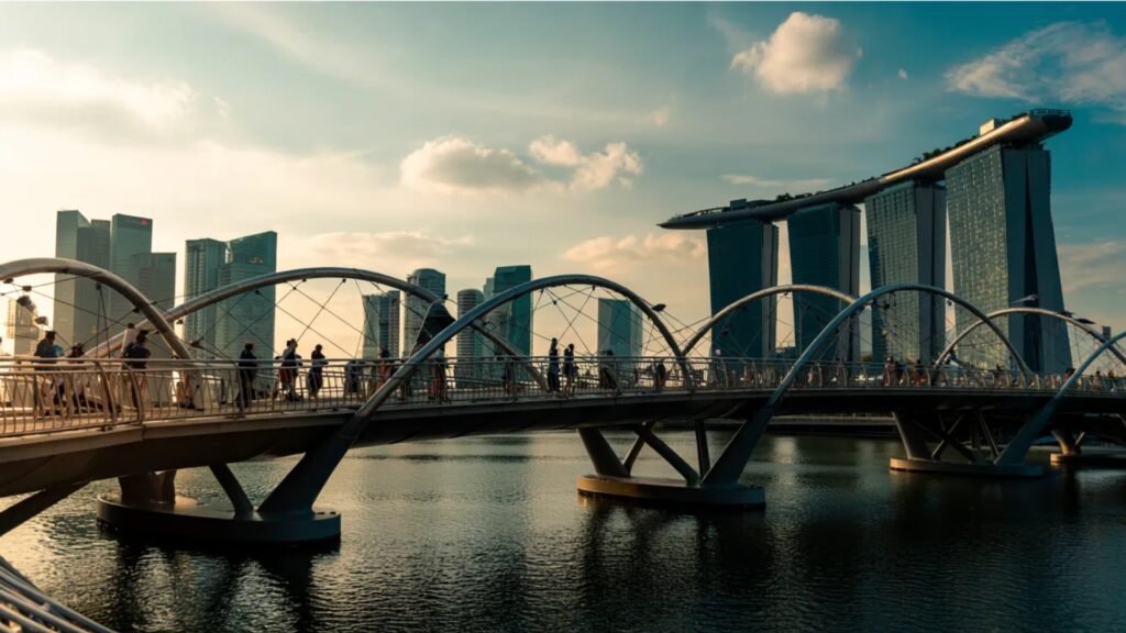My Magical Walk Across Helix Bridge at Night why the helix bridge is a paradise for photographers