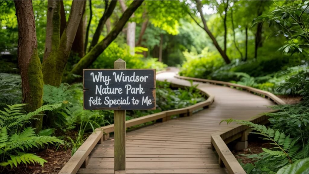 why windsor nature park felt special to me