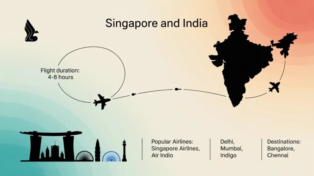 airlines operating singapore to india routes