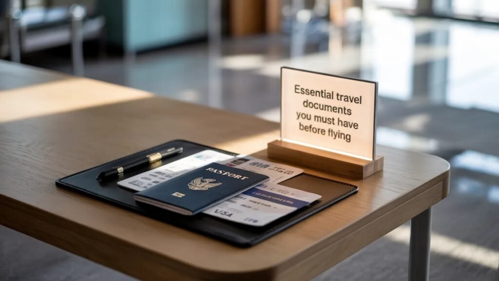 essential travel documents you must have before flying
