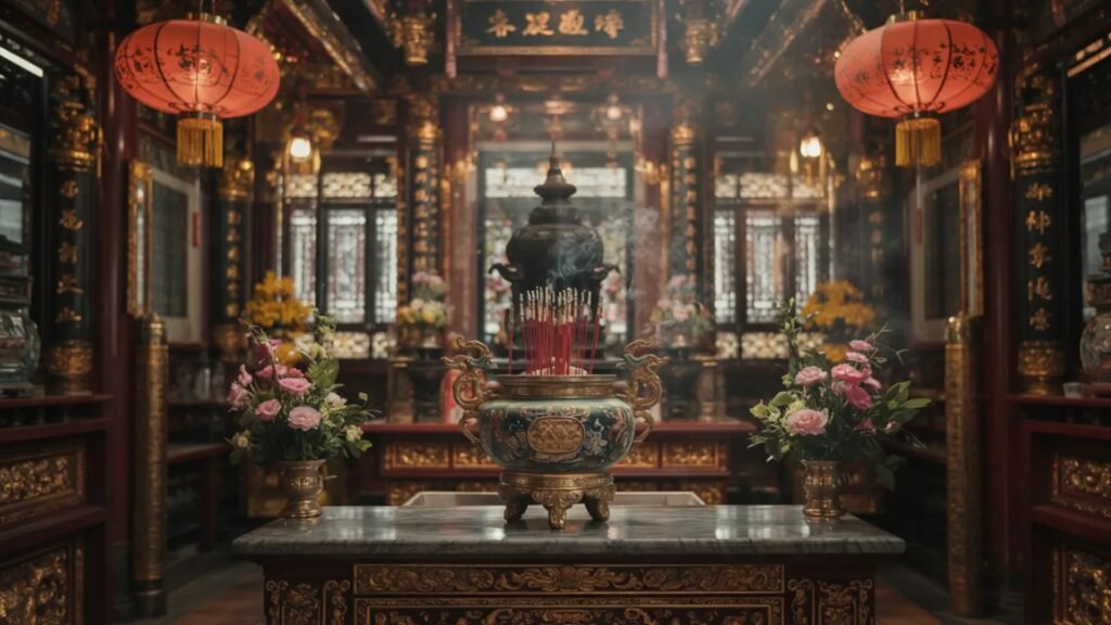 things to see inside thian hock keng temple