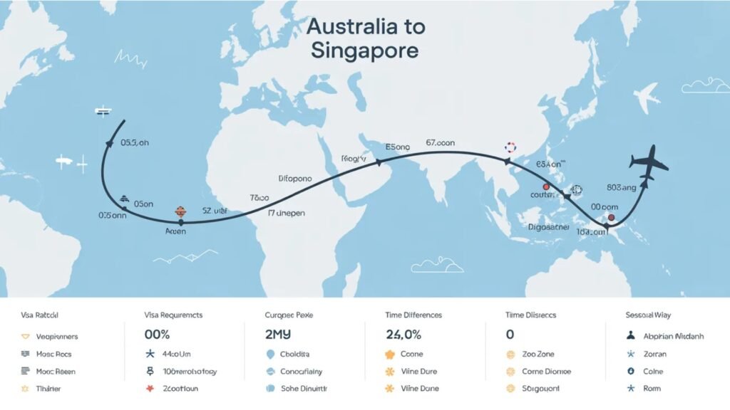 australia to singapore overview — the basics first