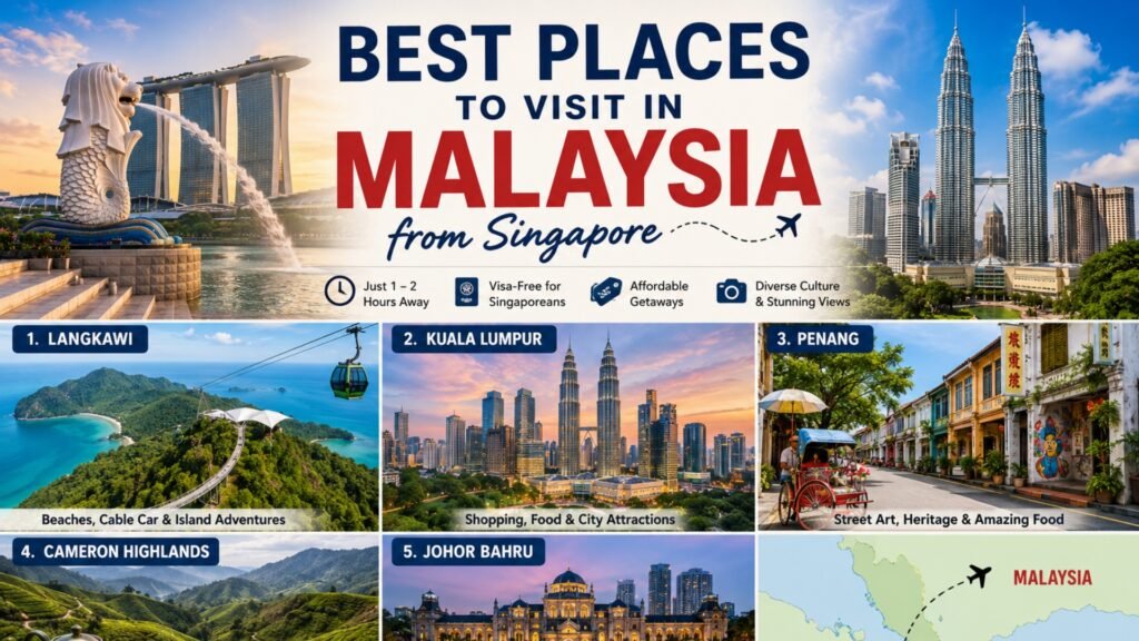 best places to visit in malaysia from singapore
