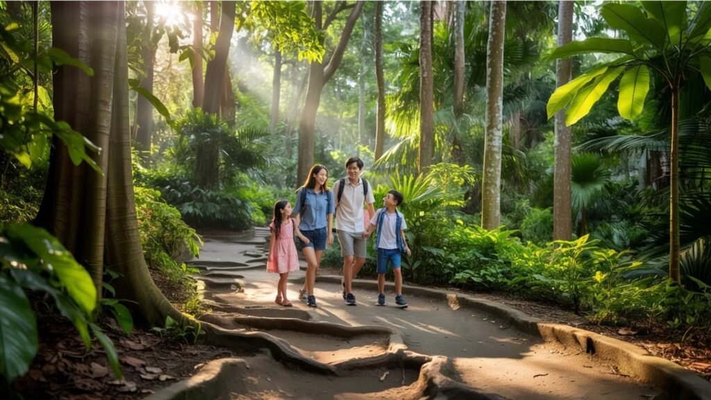 easy nature walks in singapore for families