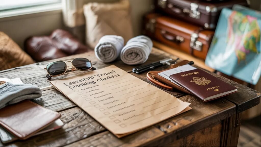 essential travel packing checklist