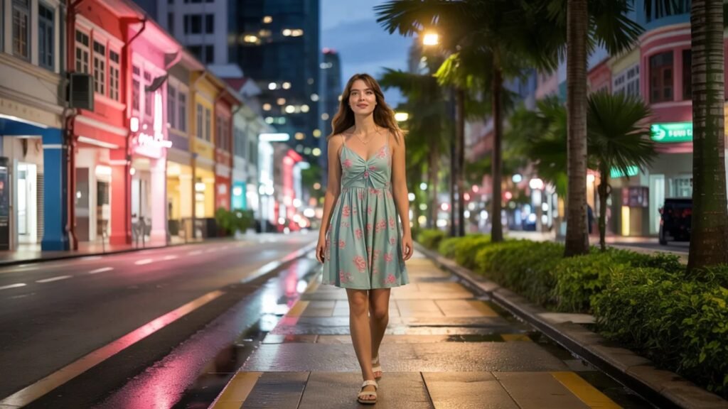 how to get around singapore at night