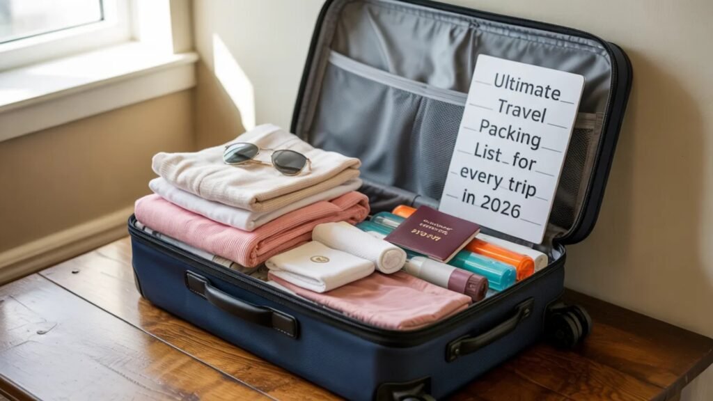 ultimate travel packing list for every trip in 2026
