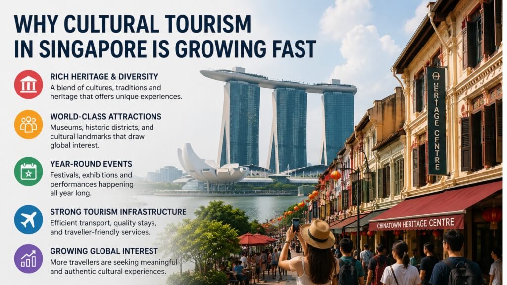 why cultural tourism in singapore is growing fast